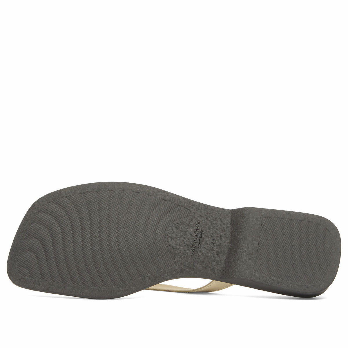 Vagabond Shoemakers Women's Izzy Leather Flip Flops in Off White