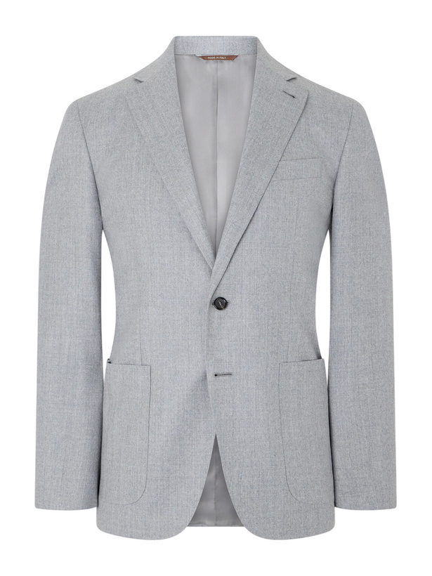 Photo: Canali - Kei Wool Suit Jacket - Gray