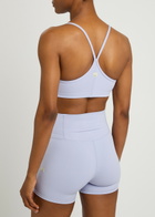 Vuori All The Feels Stretch-nylon Soft-cup bra Light Purple