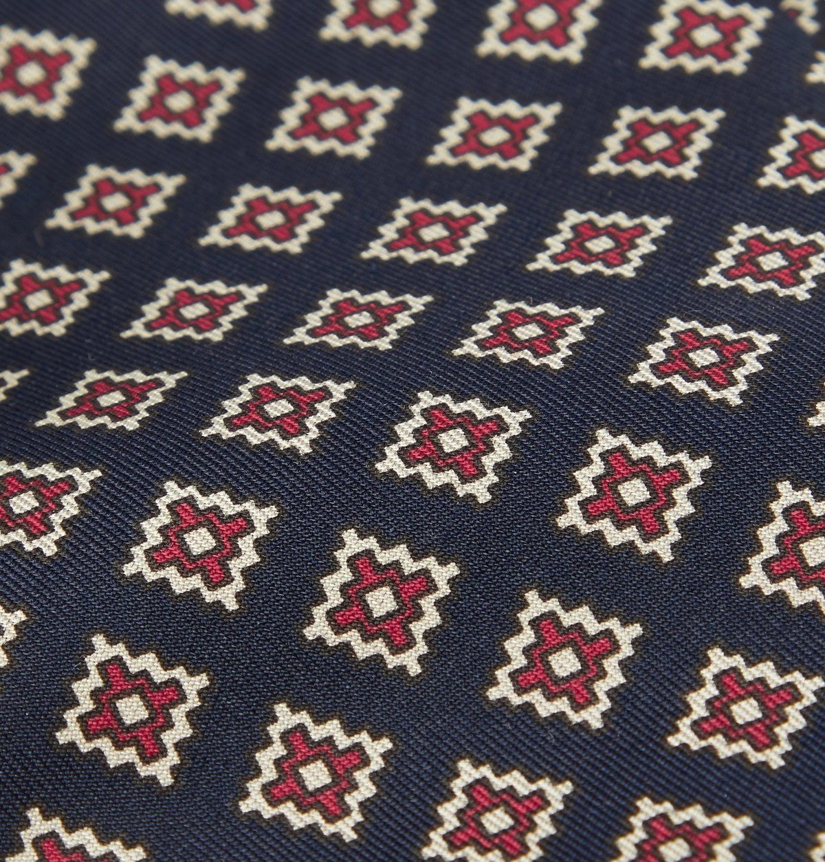 E.MARINELLA - 8.5cm Printed Silk-Twill Tie - Blue