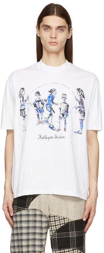Photo: KidSuper White Jump Rope T-Shirt
