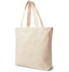 Maison Kitsuné - Logo-Print Cotton Tote Bag - Neutrals
