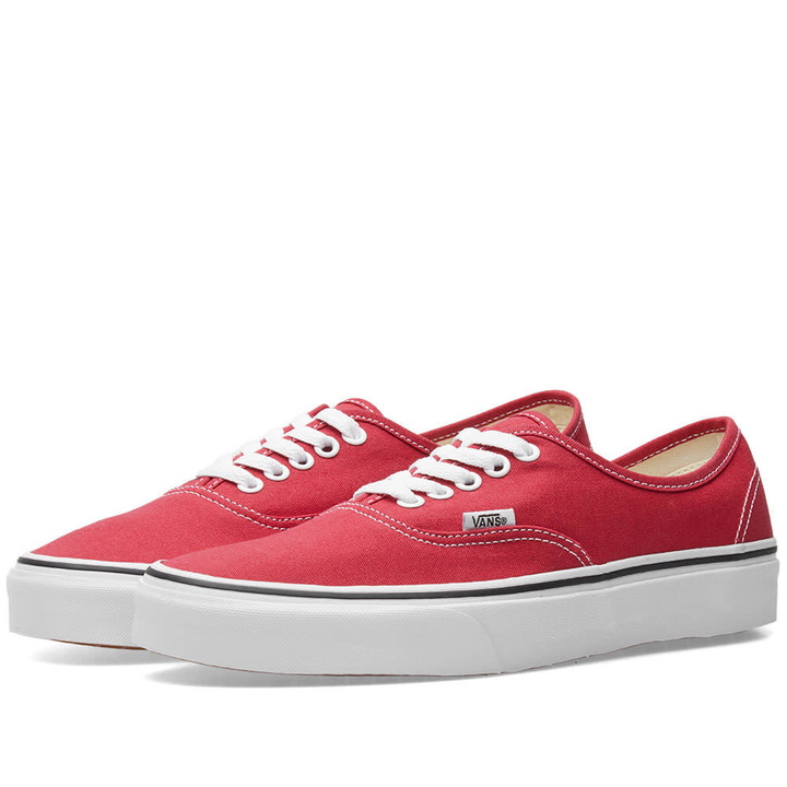 Photo: Vans Authentic Red