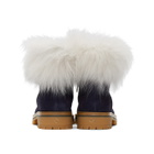 Mr and Mrs Italy Navy Combat Boots