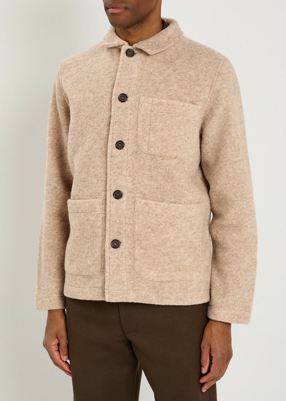 Universal Works Wool-blend Jacket Beige