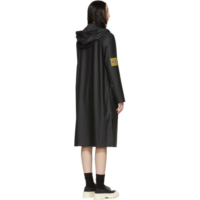 Proenza Schouler Black Hooded Raincoat Proenza Schouler