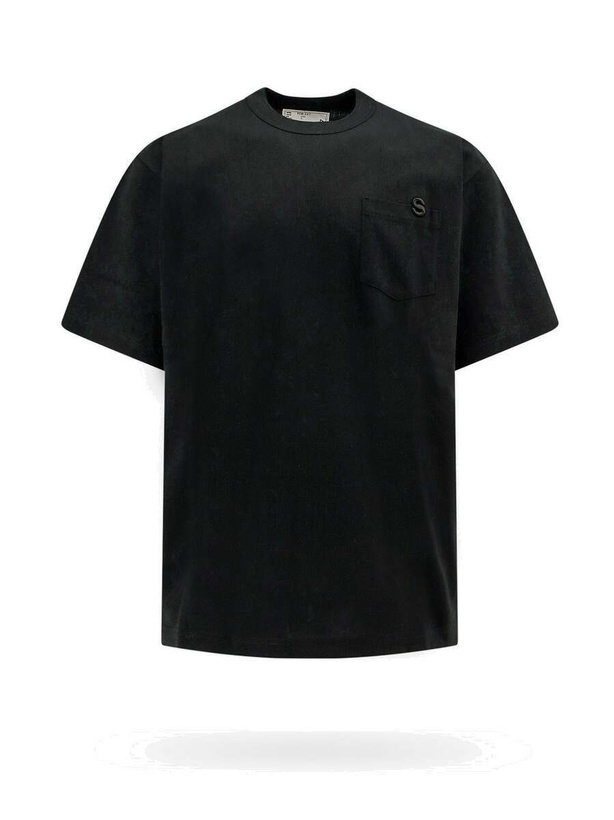 Photo: Sacai   T Shirt Black   Mens