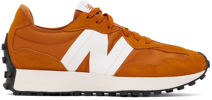 Photo: New Balance Orange 327 Sneakers