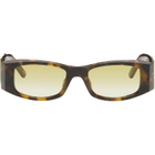 Palm Angels Brown Angel Sunglasses