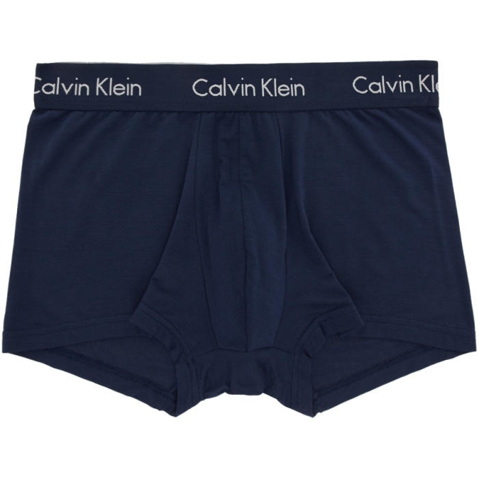 Photo: Calvin Klein Underwear Navy Modal Body Trunk Boxer Briefs