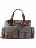 Brunello Cucinelli - Leather-Trimmed Felt Holdall