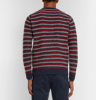 Sunspel - Striped Wool Sweater - Men - Red