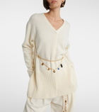 Xu Zhi Belted wool cardigan