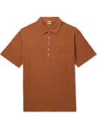 Massimo Alba - Wembley Cotton and Cashmere-Blend Piqué Polo Shirt - Brown