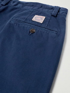 Polo Ralph Lauren - Whitman Straight-Leg Pleated Cotton-Twill Trousers - Blue