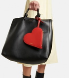 Jil Sander - Heart-shaped leather coin purse
