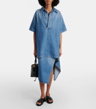Plan C Oversized denim shirt