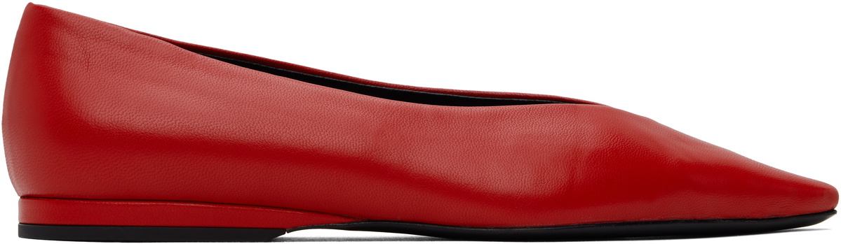 Loulou Studio Red Barsi Ballerina Flats