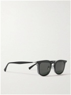 Eyevan 7285 - Dual Lens Square-Frame Acetate and Silver-Tone Sunglasses