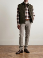 Sid Mashburn - Field Slim-Fit Straight-Leg Garment-Dyed Cotton-Twill Chinos - Green