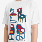 By Parra Men's Unreasonable Chairs T-Shirt in White