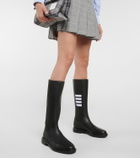 Thom Browne - Leather knee-high boots