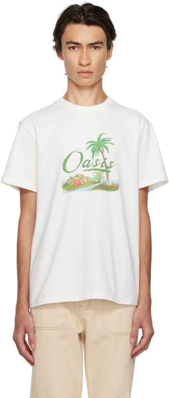 Photo: Kijun SSENSE Exclusive White Oasis T-Shirt