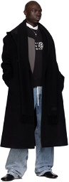 MM6 Maison Margiela Gray & Black Layered Sweatshirt