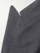 UMIT BENAN B - Double-Breasted Wool Suit Jacket - Gray