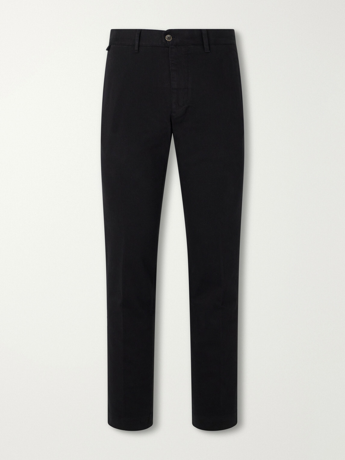 Slowear - Incotex Straight-Leg Cotton-Blend Twill Trousers - Black