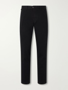 Slowear - Incotex Straight-Leg Cotton-Blend Twill Trousers - Black
