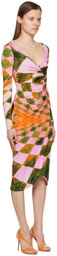 Louisa Ballou Pink Summer Solstice Midi Dress