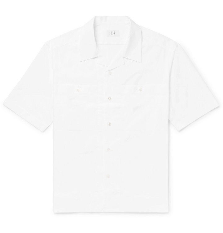 Photo: Dunhill - Camp-Collar Cotton-Poplin Shirt - Men - White