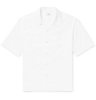 Dunhill - Camp-Collar Cotton-Poplin Shirt - Men - White