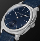 Laurent Ferrier - Square Automatic 41mm Stainless Steel and Leather Watch, Ref. No. LCF013.AC.CG2.1 - Blue