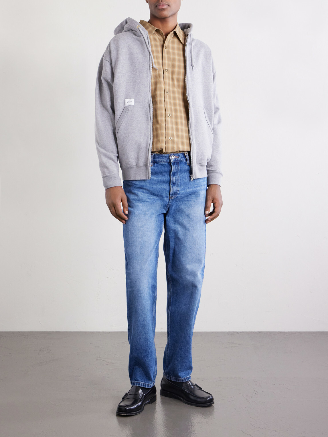 WTAPS - Logo-Appliquéd Checked Woven Shirt - Brown