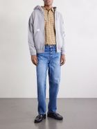 WTAPS - Logo-Appliquéd Checked Woven Shirt - Brown
