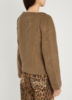 Reformation Lucia Wool-blend Coat Brown
