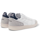 AMI - Leather and Suede Sneakers - Men - White