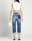 Manila Grace Womens Jeans in Blue