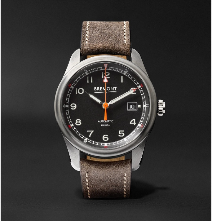 Photo: Bremont - Airco Mach 1 Automatic Chronometer 40mm Stainless Steel and Leather Watch - Black