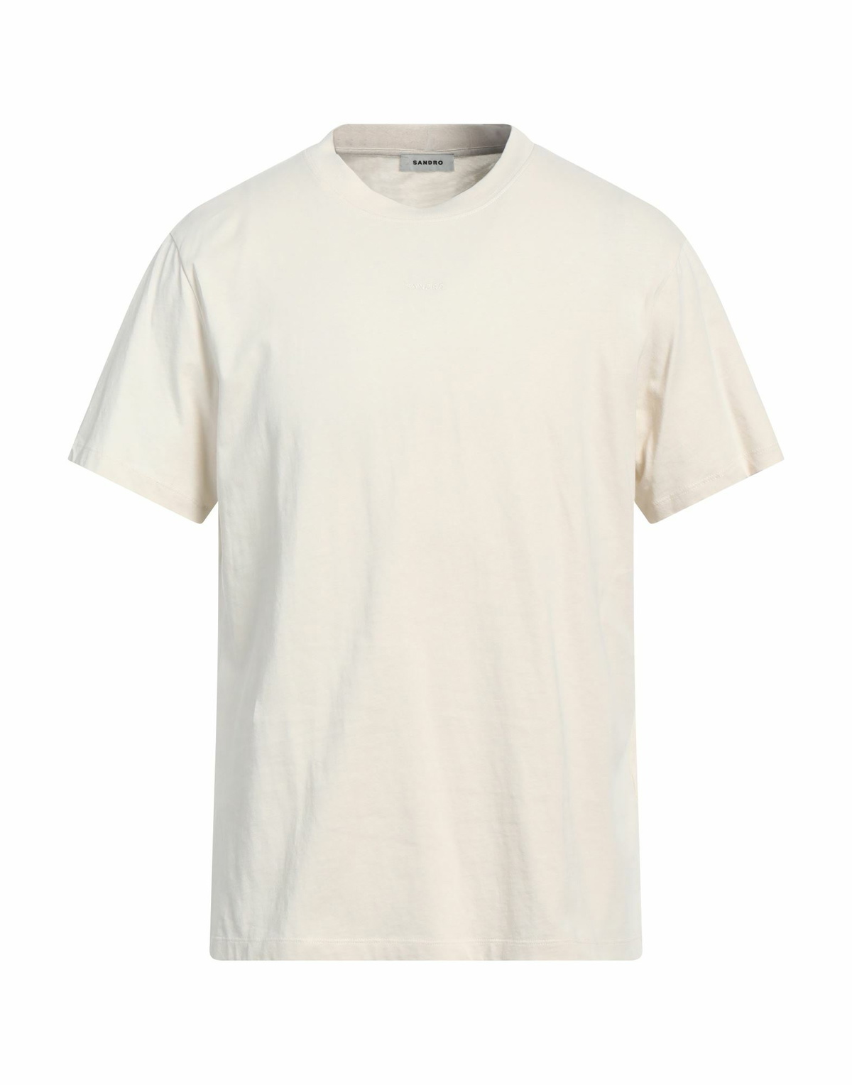 Sandro Mens T-shirt Ivory