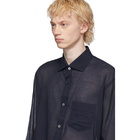 Our Legacy Indigo Cut Away Shirt