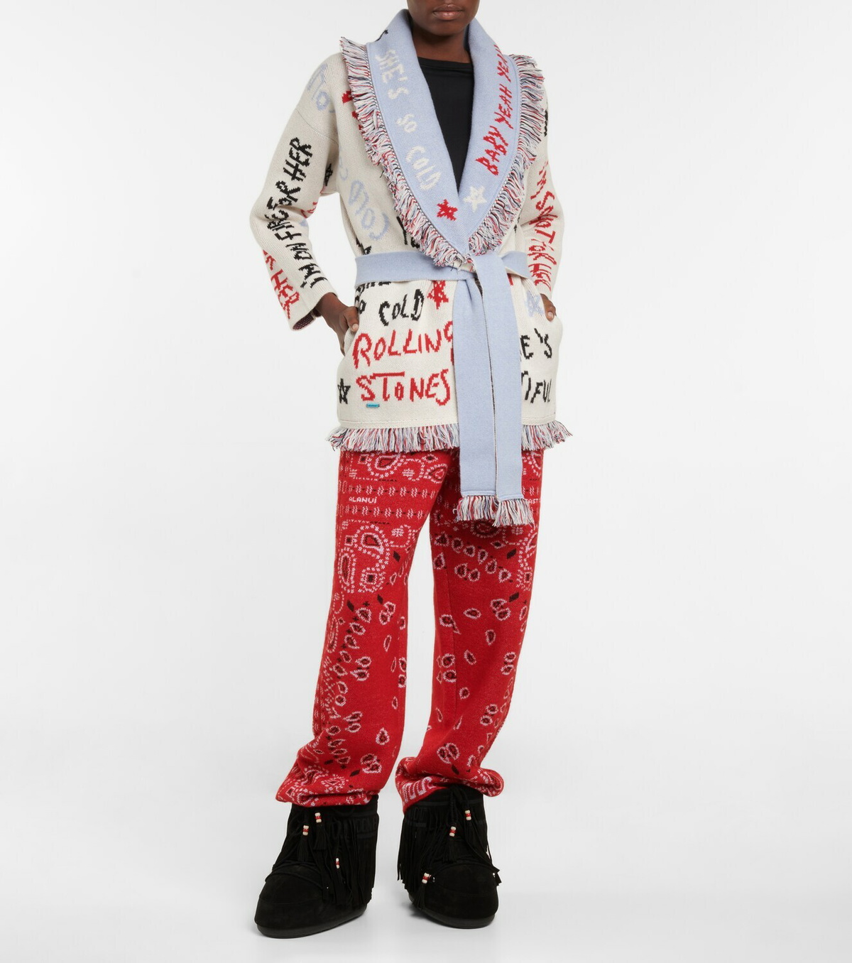Alanui She's So Cold cashmere-blend cardigan