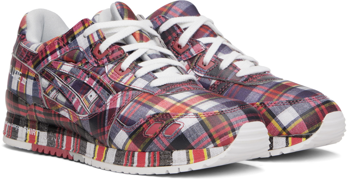 Comme des Garçons Shirt Red ASICS Edition GEL-LYTE III 07 Remastered Sneakers