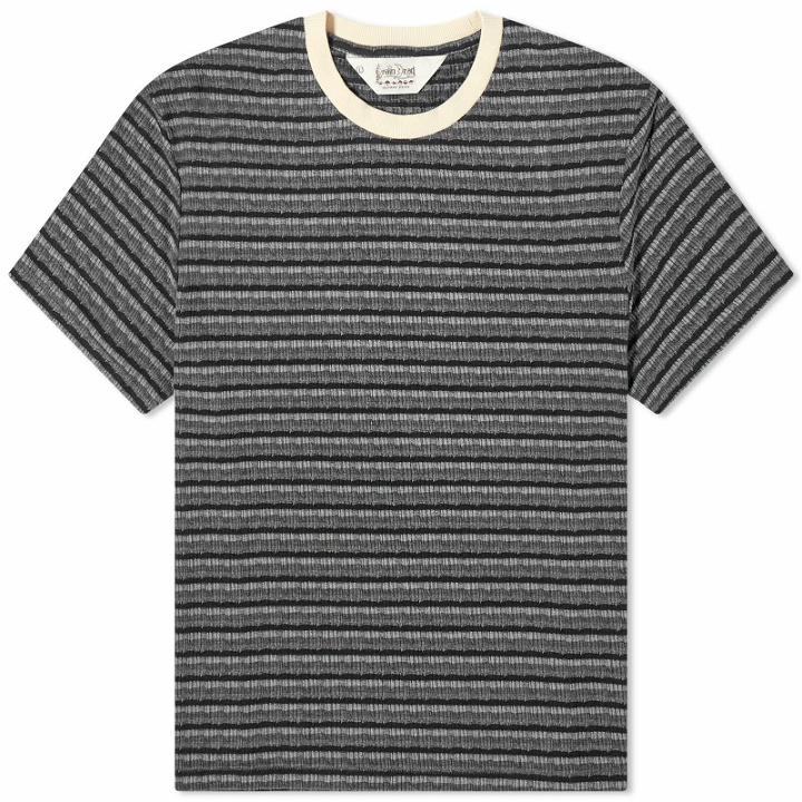 Photo: Brain Dead Men's Pruned Short Sleeve T-Shirt in Charcoal