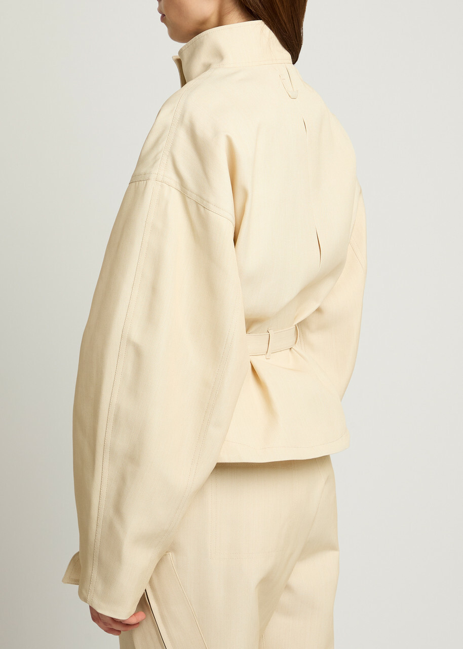 Jacquemus La Veste Ciro Canvas Jacket Beige