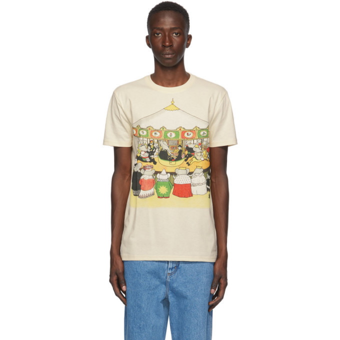 Photo: Lanvin Beige Babar Edition Cotton T-Shirt