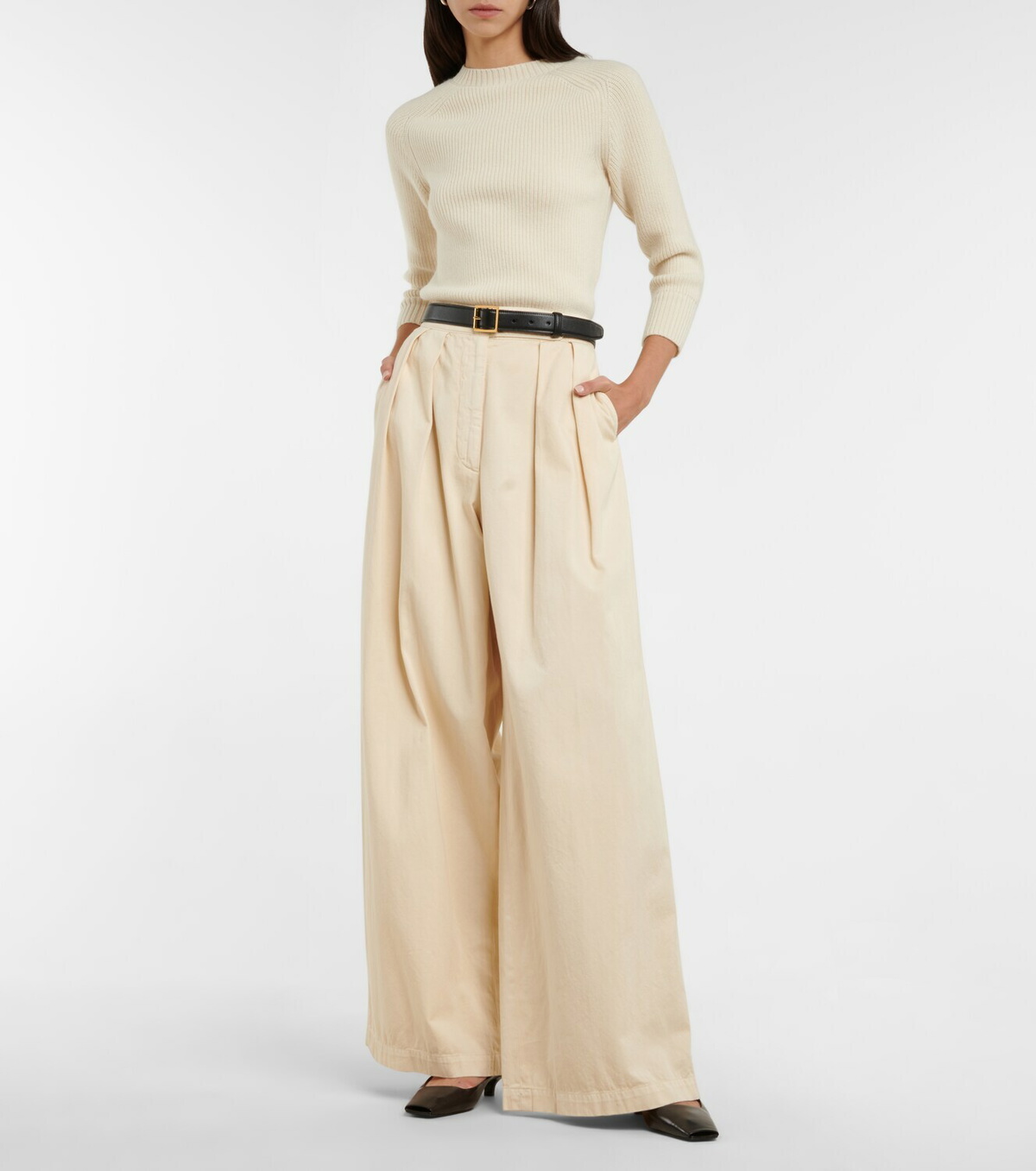 Petar Petrov Fini ribbed-knit cashmere sweater