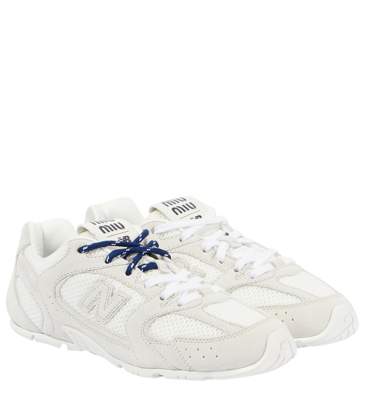 Photo: Miu Miu x New Balance 530 SL suede sneakers